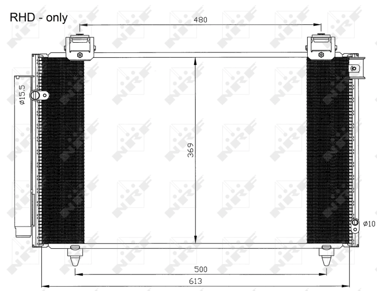 Condenser, air conditioning EASY FIT 35593
