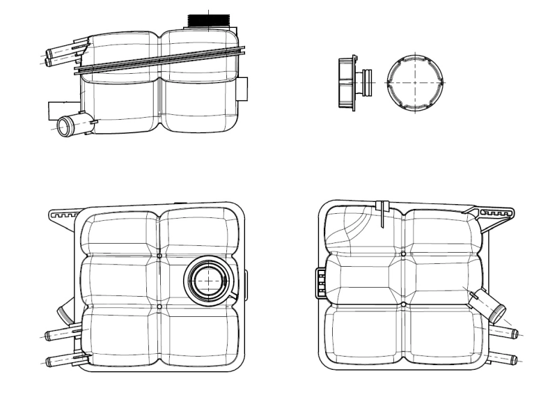 Tangki ekspansi, cairan pendingin EASY FIT 454015