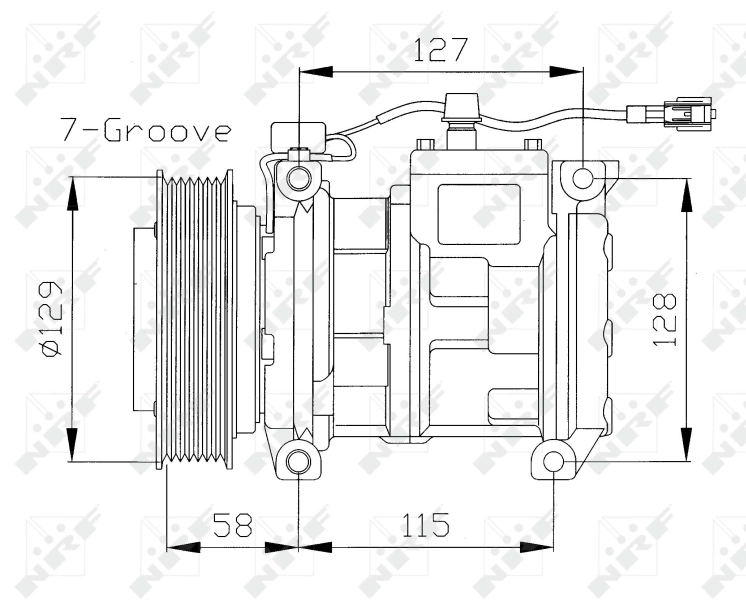 Compresor, aire acondicionado 32094