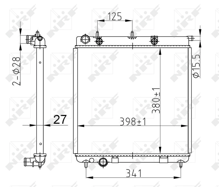 Radiateur, refroidissement du moteur EASY FIT 50429