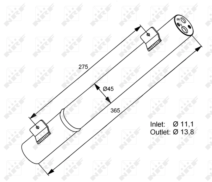 NRF 33282 Dryer, air conditioning