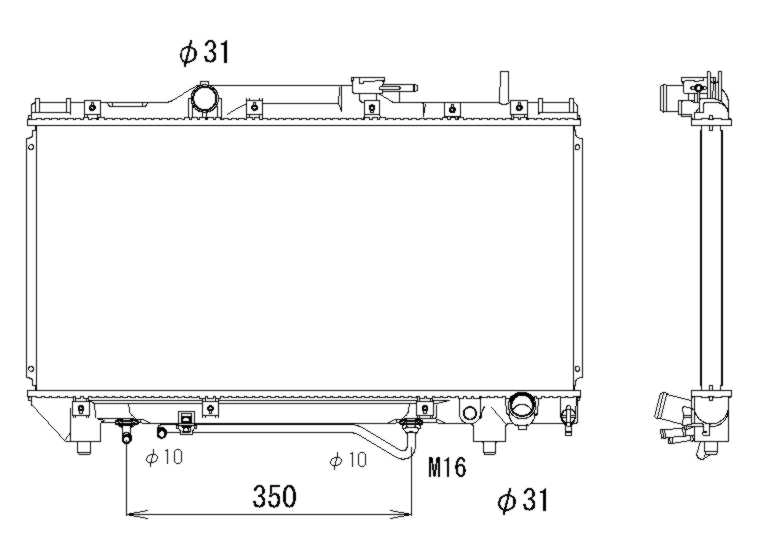 NRF 503968 Radiator, engine cooling