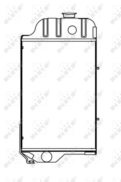 NRF 52163 Radiator, engine cooling