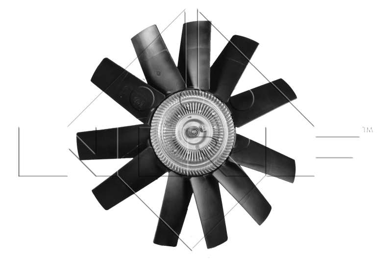NRF 49401 Clutch, radiator fan