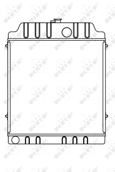 NRF 53655 Radiator, engine cooling