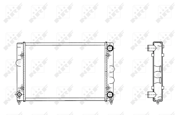 Radiator, engine cooling 509505