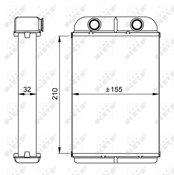 Heat Exchanger, interior heating 53611