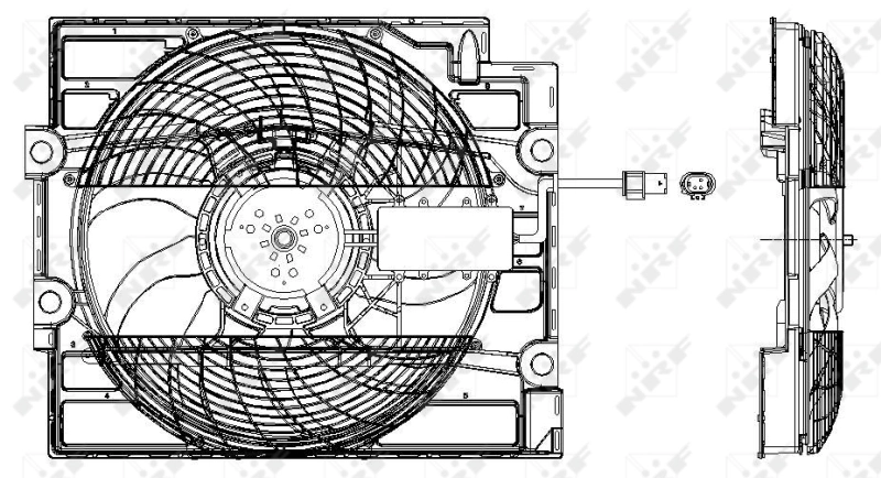 Fan, engine cooling 47211