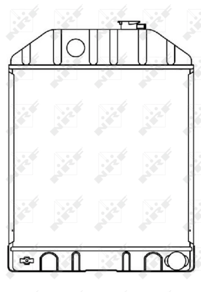 NRF 53660 Radiator, engine cooling