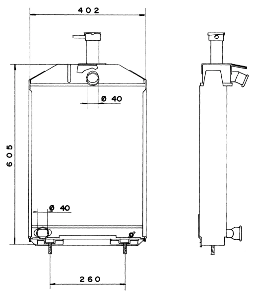 NRF 52189 Radiator, engine cooling