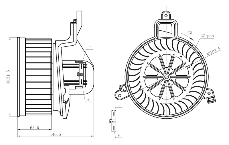 Interior Blower 34299