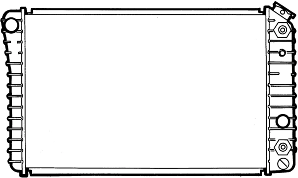 Radiator, engine cooling 50309