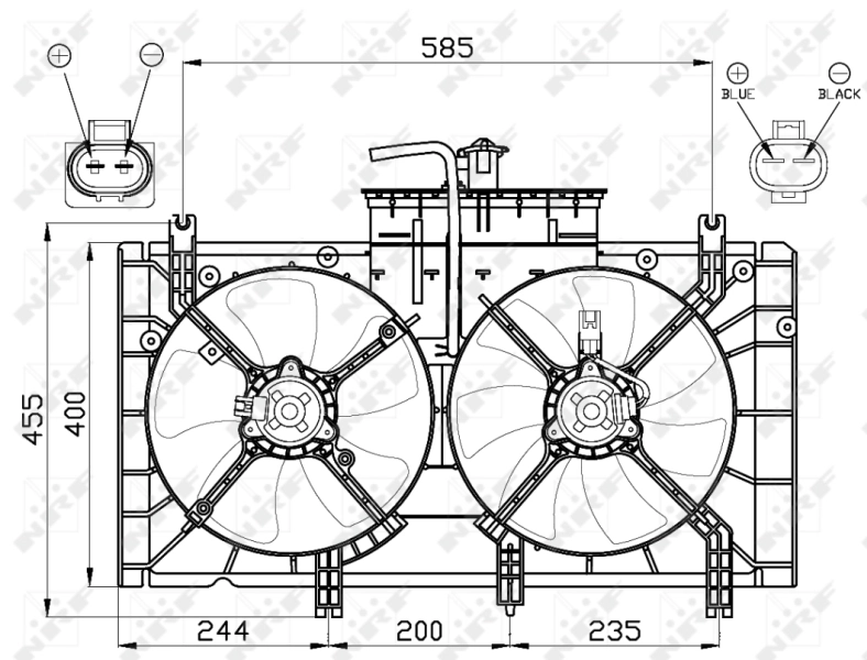 Fan, engine cooling 47493