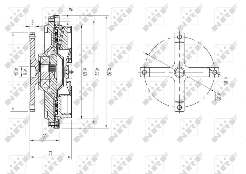 Clutch, radiator fan 49632