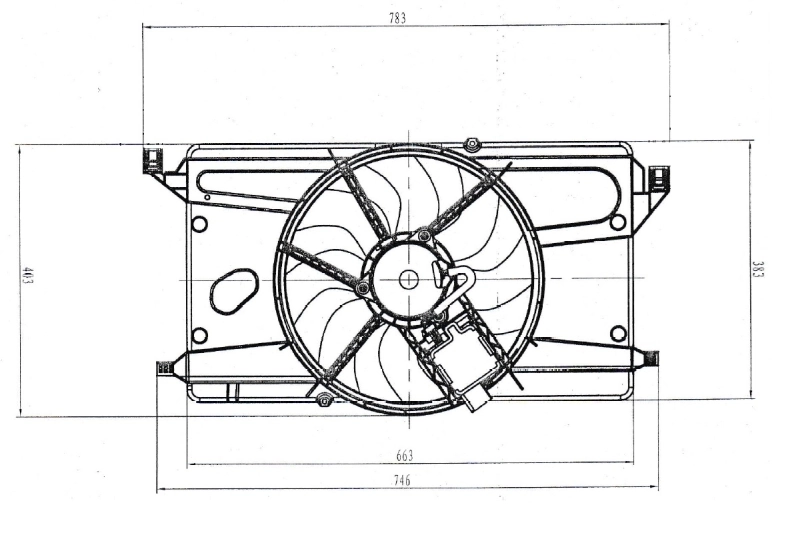 Fan, engine cooling 47879