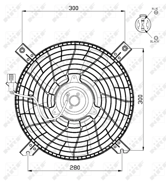 NRF 47469 Fan, engine cooling