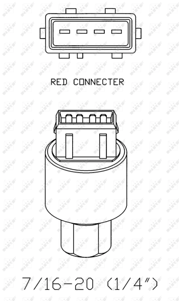 Pressure Switch, air conditioning EASY FIT 38936