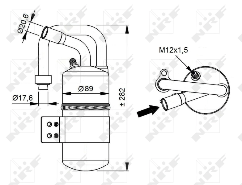 NRF 33339 Dryer, air conditioning