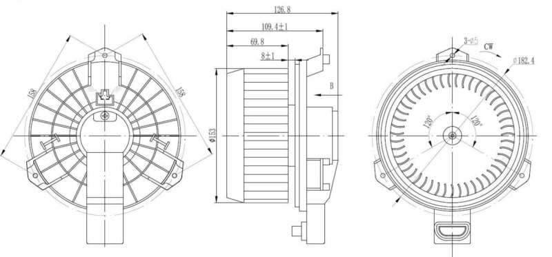 NRF 34523 Interior Blower