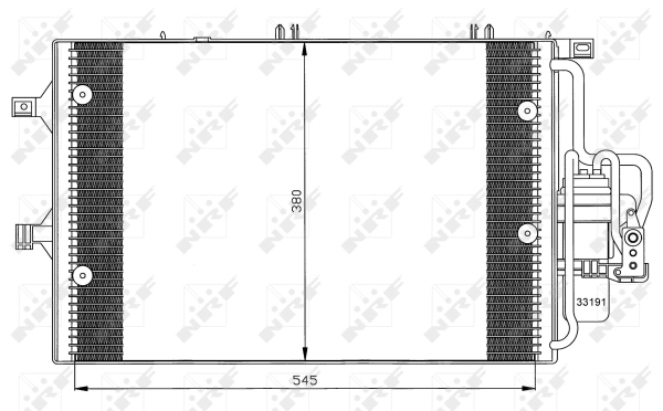 Condenser, air conditioning 35529