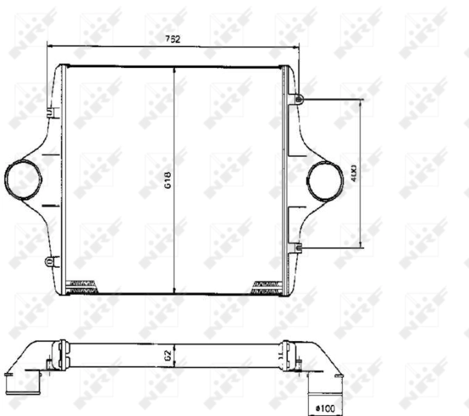NRF 309015 Charge Air Cooler