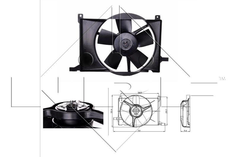 Fan, engine cooling 47009