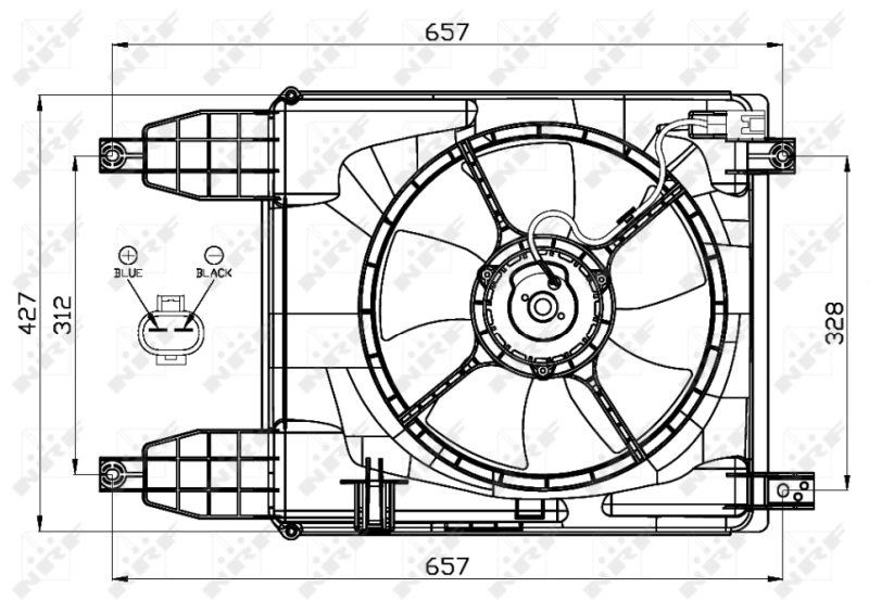 Fan, engine cooling 47537