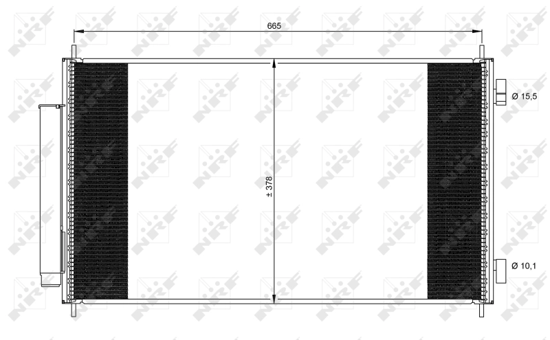 Condenser, air conditioning EASY FIT 35864