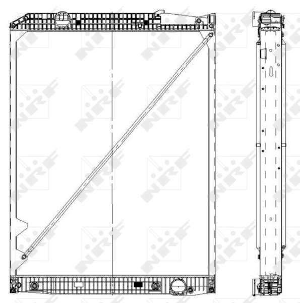 NRF 519578 Radiator, engine cooling