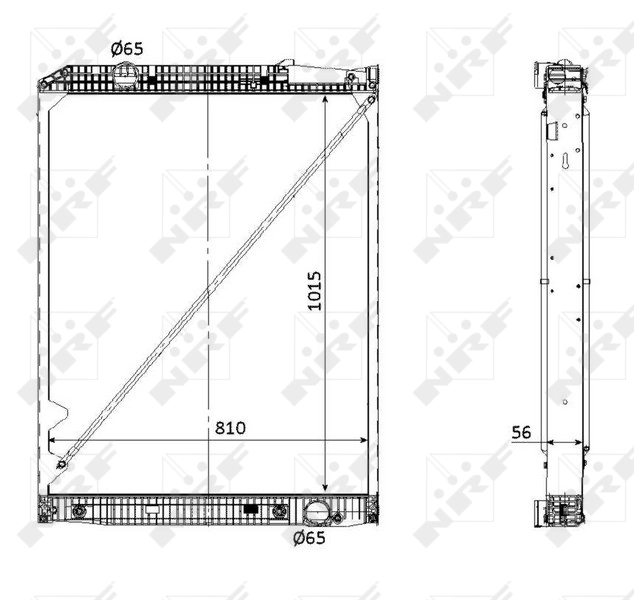 NRF 53867 Radiator, engine cooling