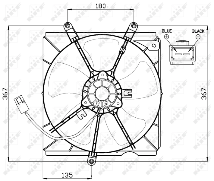 Fan, engine cooling 47479