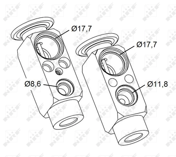 NRF 38478 Expansion Valve, air conditioning