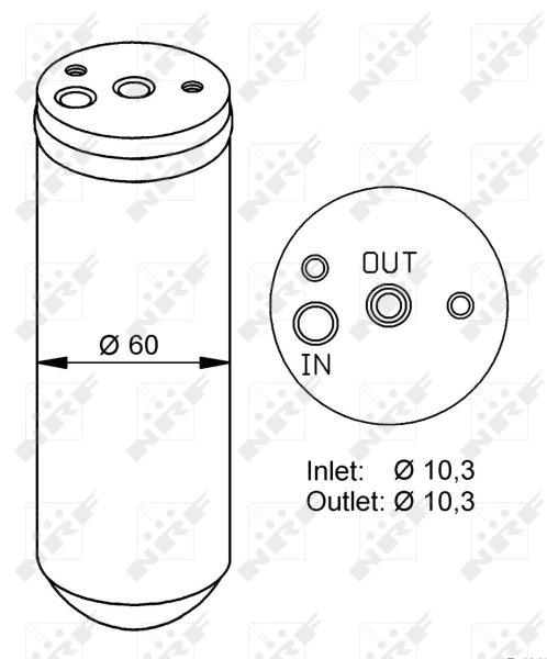 NRF 33293 Dryer, air conditioning