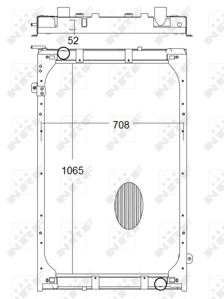 NRF 50193 Radiator, engine cooling