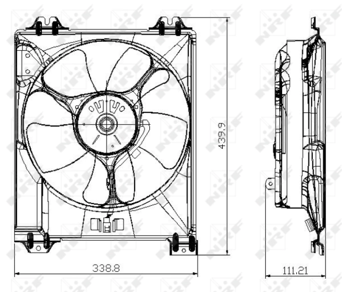Fan, engine cooling 47677