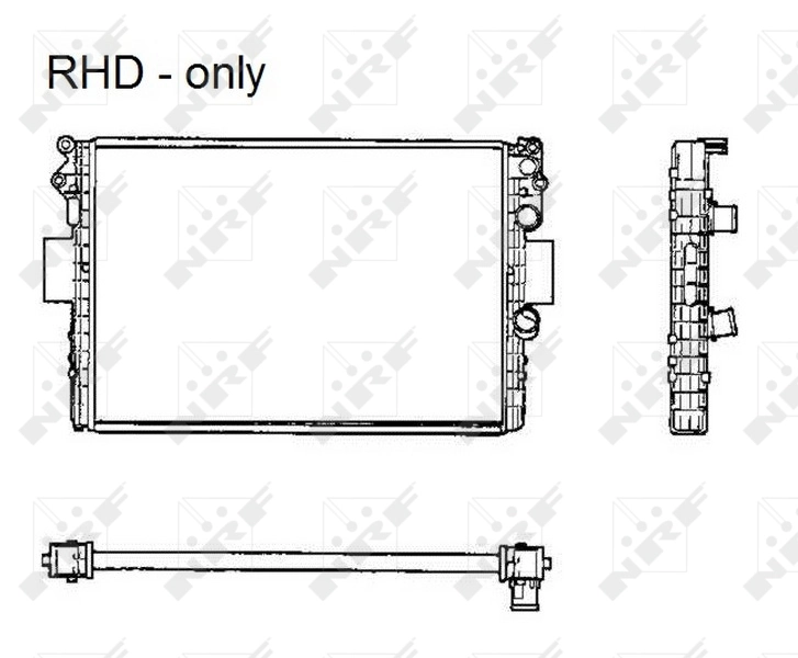 NRF 53623 Radiator, engine cooling