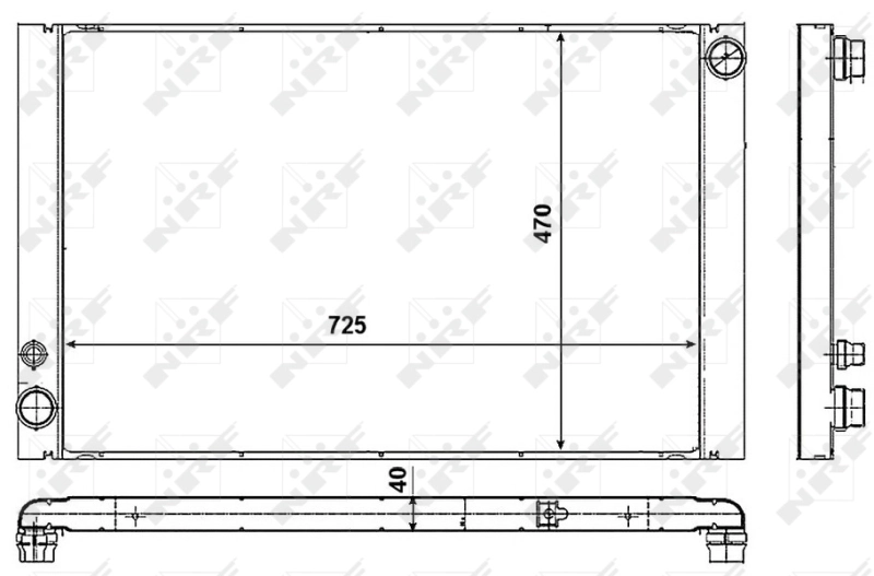 NRF 53018 Radiator, engine cooling