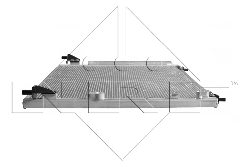 NRF 350076 Condenser, air conditioning