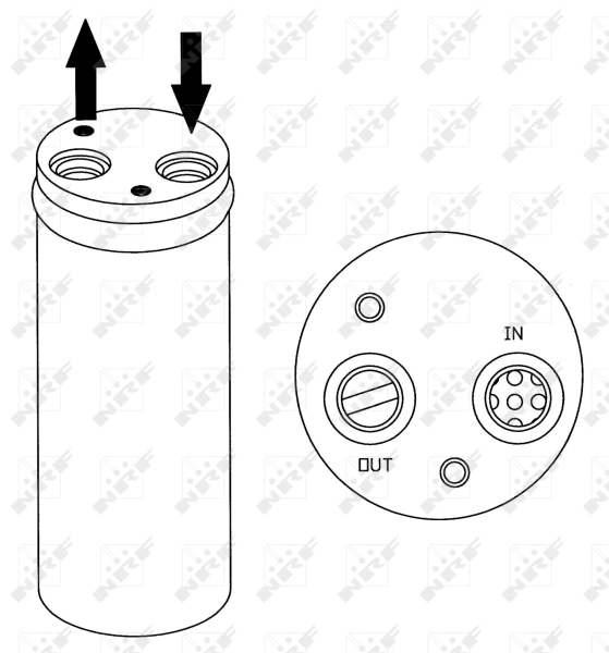 NRF 33208 Dryer, air conditioning