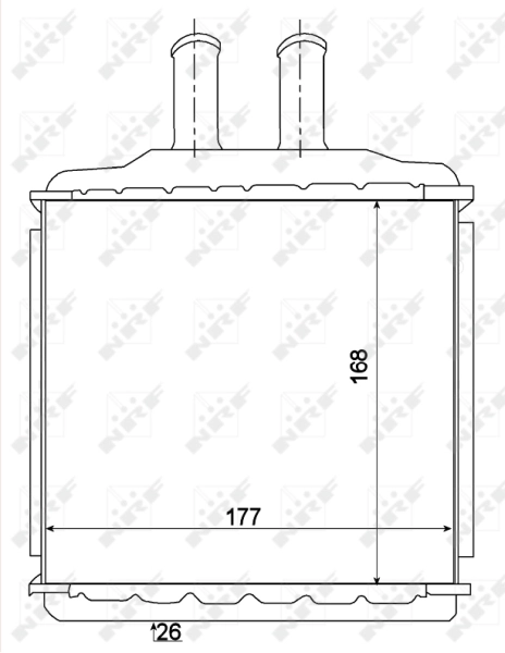 熱交換器、室内ヒーター EASY FIT 54270