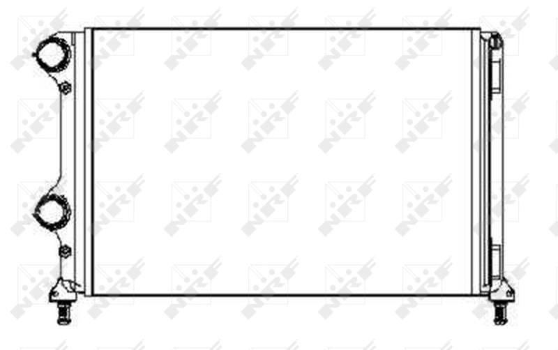 Radiator, engine cooling Economy Class 53245A