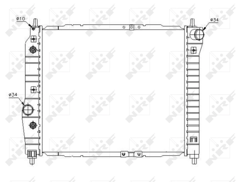 NRF 53638 Radiator, engine cooling