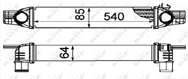 intercooler 30254
