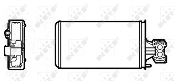 NRF 53624 Heat Exchanger, interior heating
