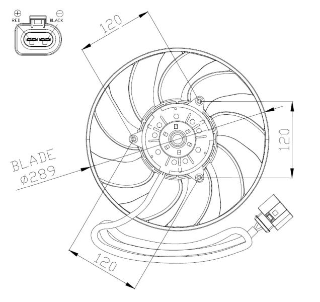 Fan, engine cooling 47946