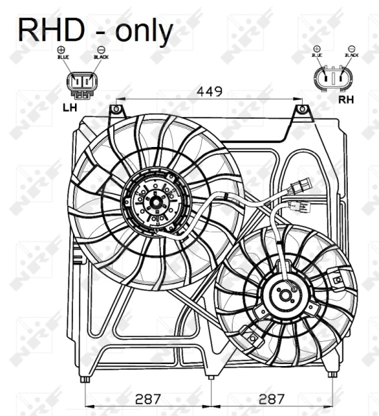 Fan, engine cooling 47549