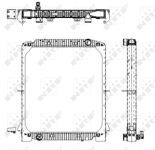NRF 509567 Radiator, engine cooling