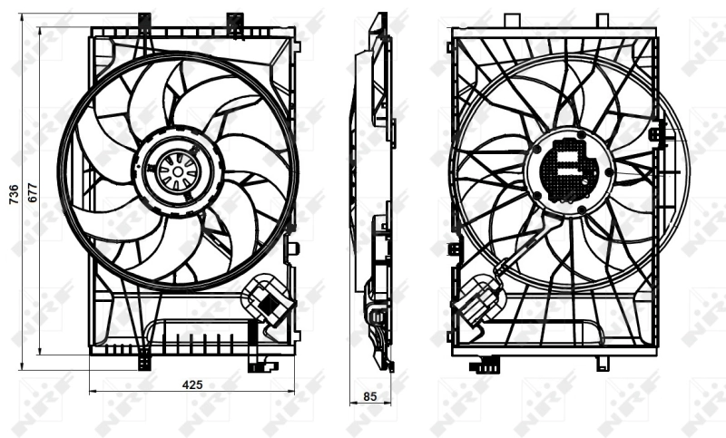 Fan, engine cooling 47846