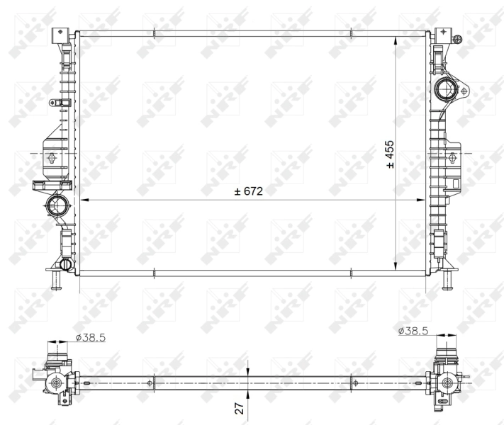 المبرد، تبريد الموتور EASY FIT 53812