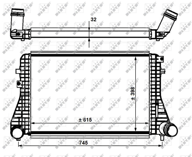 NRF 30915 Charge Air Cooler